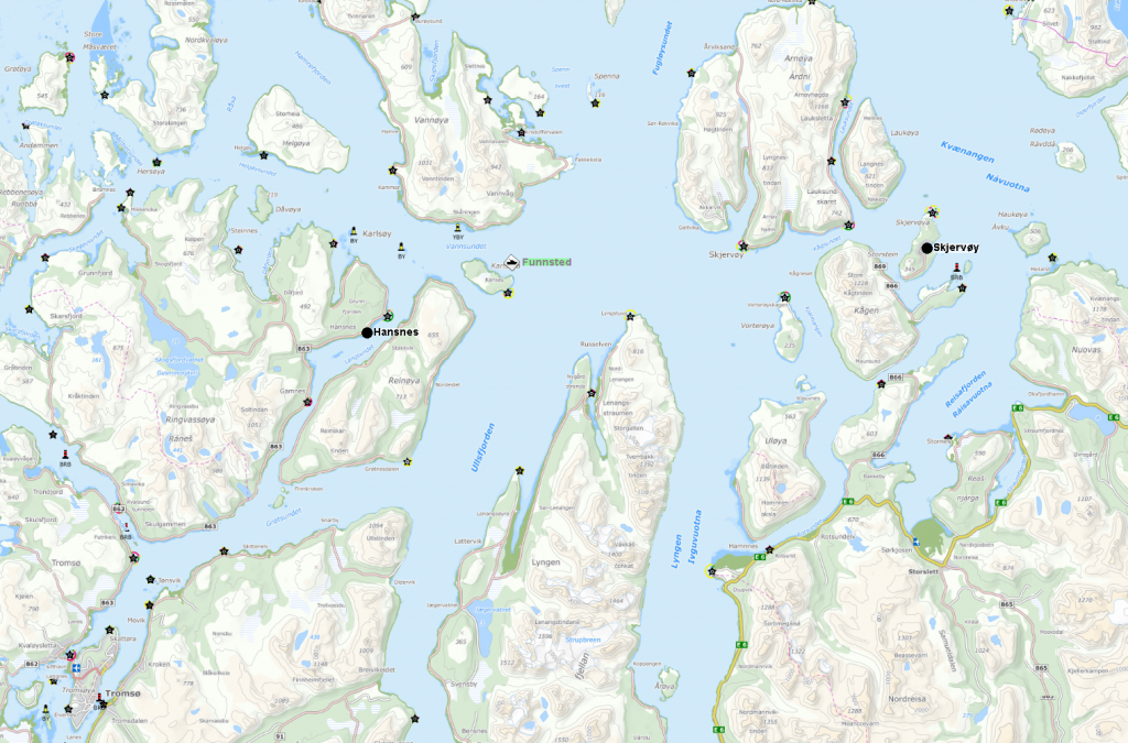 kartutsnitt søksområde