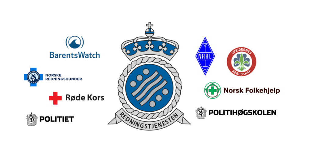 Illustrasjon som viser samling av logoer til organisasjonene som er partnere i prosjektet felles aksjonsstøtteverktøy.